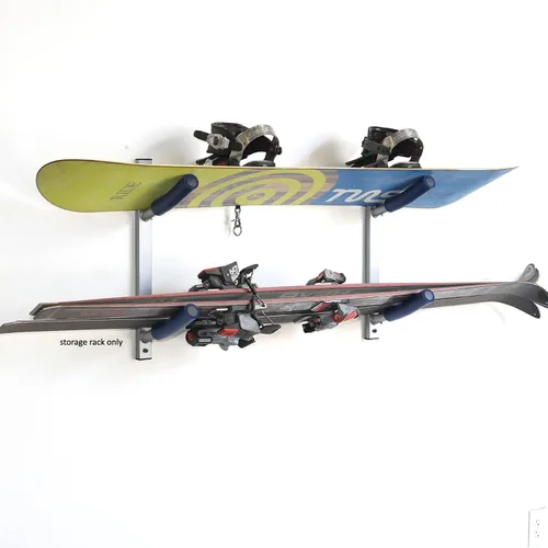 Miniatura 3 de SPAREHAND Single Rack Wall Mount - Storage Rack for Surfboards, Wakeboards, and Skis - Garage Storage Rack and Wall Hanger