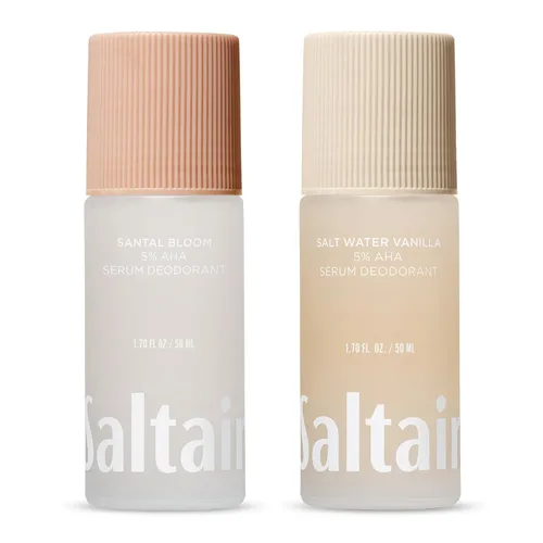 Miniatura 17 de Saltair Desodorante de suero Signature Scents, paquete de 2. Fórmula AHA al 5%. Desodorante de ácido láctico y ácido mandélico. Control de olores