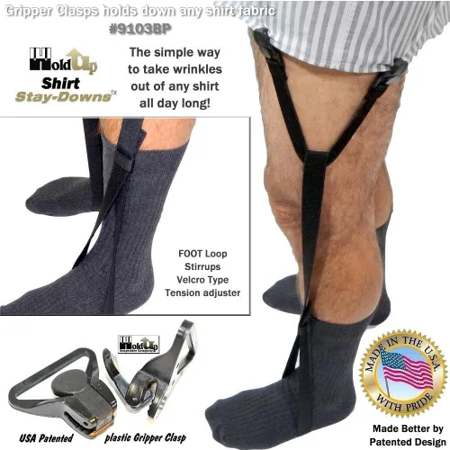 Miniatura 5 de La camisa de vestir Hold-Ups® Stay-downs se mantiene con clips antideslizantes patentados en Estados Unidos