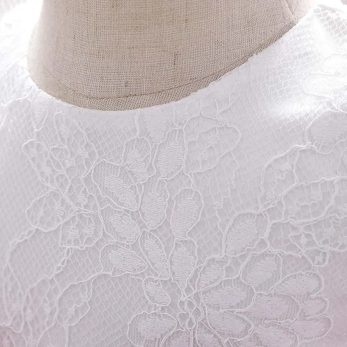 Miniatura 3 de 6-24 meses - Vestido de fiesta de boda con lazo grande para niña