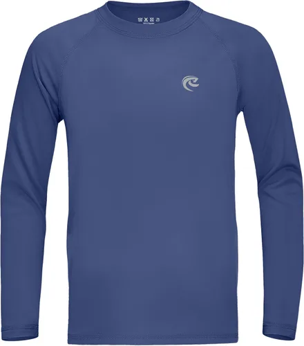 Miniatura 17 de Camiseta de natación de manga larga UPF 50+ para niños, paquete de 1 o 2 unidades de protección solar UV Rash Guard, camisetas de agua SPF