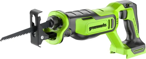 Miniatura 15 de Greenworks Sierra recíproca inalámbrica sin escobillas de 24 V (1-1/8") (2,700 SPM), solo herramienta
