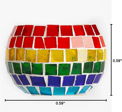 Miniatura 3 de Paquete de 130 piezas de azulejos de mosaico para manualidades, platos, marcos de fotos, macetas, joyas hechas a mano, azulejos decorativos Blanco