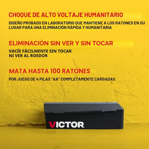 Miniatura 3 de Victor Trampas Humanas para Ratones de Interior para el Hogar - M250BSR-2 - Trampas Eléctricas para Ratones Sin Tocar para el Hogar, Paquete de 2