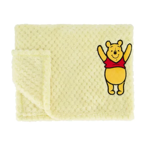 Miniatura 7 de Disney Paquete de 2 mantas de bebé para bebés y recién nacidos, manta de forro polar texturizado de felpa Winnie The Pooh, regalo unisex perfecto