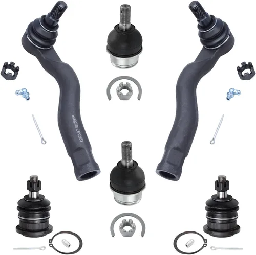 Miniatura 95 de Detroit Axle – Kit de suspensión delantera para Hyundai 2013-2018 Santa Fe 2 enlaces de barra de estabilizador 4 varillas de amarre interiores
