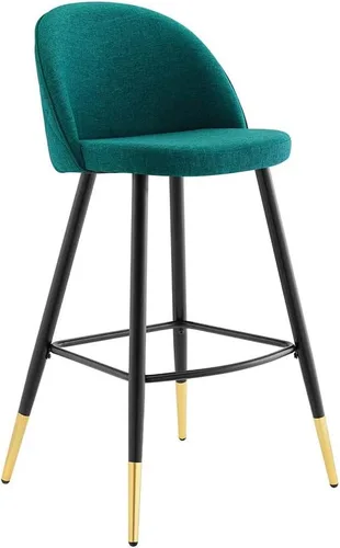 Miniatura 11 de Modway Taburetes de comedor tapizados de tela Cordial en Azure - Juego de 2