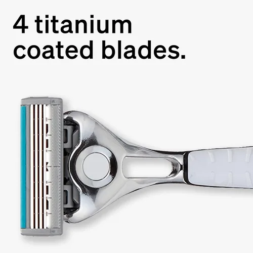 Miniatura 3 de Schick Quattro - Recambios de titanio Schick Quattro, repuestos de maquinilla de afeitar para hombre, 6