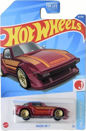 Miniatura 3 de Hot Wheels Paquete de 5 unidades de afinador de importación fundido a presión 2022 (L2593‑977M) Toyota Supra, Honda Civic Custom, Mazda RX‑7