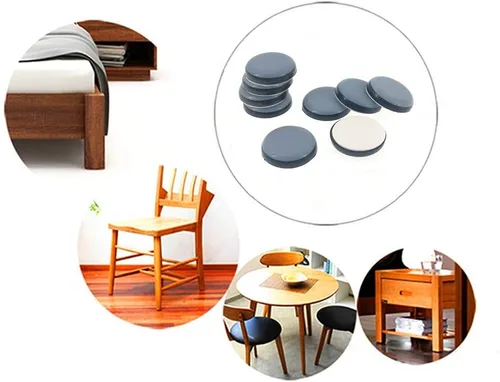Miniatura 6 de ALIMITOPIA 20 piezas de muebles de teflón adhesivo para muebles de cocina, parachoques deslizante, almohadilla autoadhesiva para suelo de baldosas