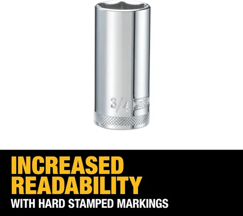 Miniatura 9 de DEWALT - Juego de herramientas mecánicas, herramientas de guía de 1/4", 3/8", 1/2" y llaves combinadas, 341 piezas (DWMT45341)