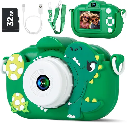 Miniatura 14 de Cámara digital para niños pequeños de YEEHAO, juguetes para niños de 3 a 9 años, cámara de video para niños pequeños de 1080P, regalos de Navidad
