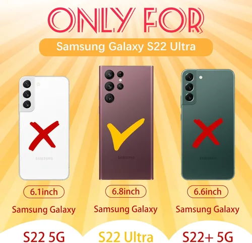 Miniatura 74 de Funda para Samsung Galaxy S22 - Funda de Teléfono para Mujeres Chicas Lindas Cubierta Diseño Único Estético Genial para Adolescentes Kawaii Fresa