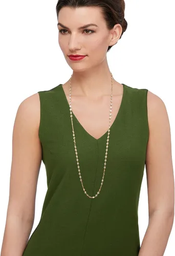 Miniatura 4 de Ross-Simons 2000 ct tw Bezel-Set CZ Station Necklace in 18kt Gold Over Sterling