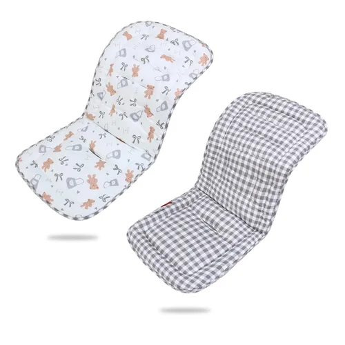 Miniatura 30 de Cojín para Carrito de Bebé, Colchoneta Silla Paseo Universal Transpirable, Cojín para Sillas de Paseo 100% Algodón, 34x78cm 1 Paquete
