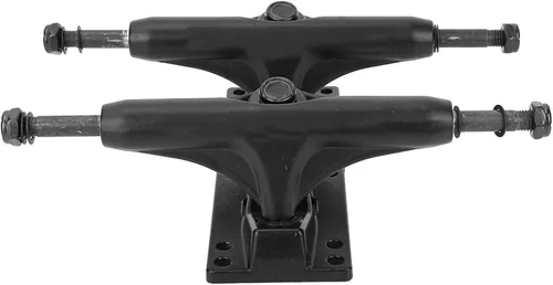 Health Gear - Paquete de 2 camiones de patineta de aleación de aluminio negro de 4 a 8 pulgadas, monopatín de patineta longboard, camiones de