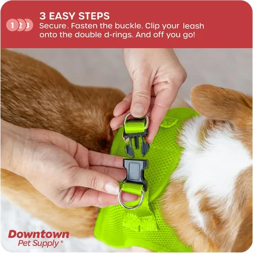 Miniatura 5 de Downtown Pet Supply - Arnés ajustable para perro con chaleco acolchado, sin tirones, fácil de poner, para perros pequeños, medianos y grandes