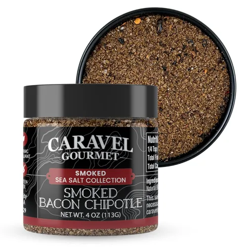 Caravel Gourmet - Sales de mar ahumadas - Ahumadas naturalmente sobre madera del noroeste del Pacífico, ahumado intenso, delicioso, totalmente