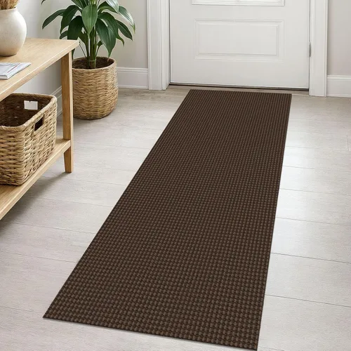 Miniatura 205 de EARTHALL Alfombra de pasillo 3x14 pies, alfombras lavables extra largas para pasillos, tejidas, antideslizante, alfombra trenzada para entrada