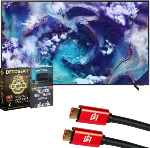 Samsung Paquete de Smart TV Neo QLED 8K QN900F Vision AI de 85 pulgadas (2025) con protección exclusiva de CPS de 1 año, 2 cables HDMI 4K de 6 pies