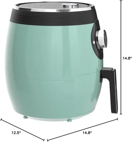 Miniatura 7 de Dash Freidora de aire de lujo, control de temperatura ajustable y función de apagado automático, tecnología AirCrisp®, espaciosa cesta Agua