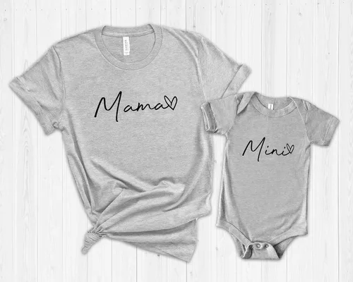 Miniatura 2 de Mommy and Me Outfits, Mama and Mini Shirts, Mom Gift, Gift for Wife 2021