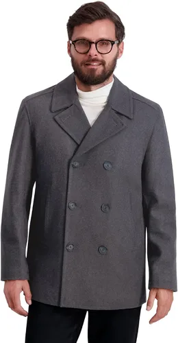 Miniatura 21 de Nautica Men's Wool Blend Peacoat – Double-Breasted Winter Coat, Regular, Big & Tall Sizes