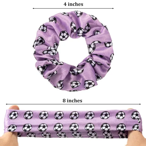 Miniatura 2 de Syhood 16 coleteros para el pelo de fútbol 2026, bandas elásticas para el pelo de fútbol, bandas deportivas para coleta, accesorios de regalo