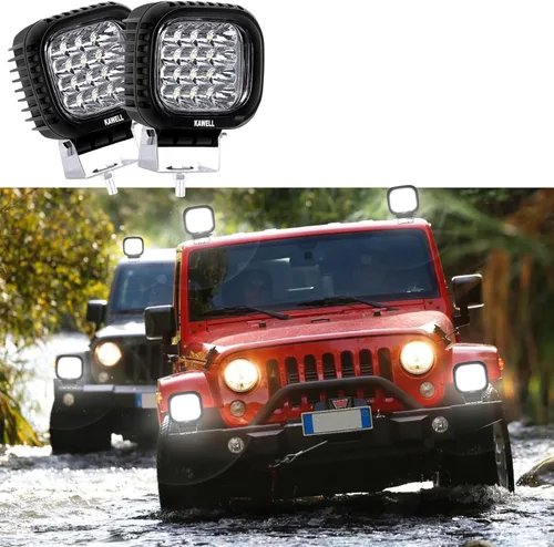Miniatura 4 de Kawell Luz de conducción LED de 48 W, luz antiniebla adicional de 6000 K, focos LED IP67, luz de trabajo LED impermeable para motocicleta
