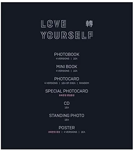 Miniatura 2 de BTS - Ámate a ti mismo Lágrima [versión R] CD+FOTOBOOK+FOTOCARD+Cartel plegado
