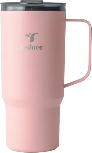 Miniatura 16 de REDUCE Hot1 - Taza aislante de acero inoxidable Hot1 de 18 onzas con tapa de ajuste de temperatura - Vacío de doble pared, compatible con portavasos