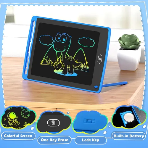 Miniatura 3 de Paquete de 3 tabletas de escritura LCD para niños, tableta de dibujo de garabatos colorida de 8.5 pulgadas, juguetes educativos de aprendizaje