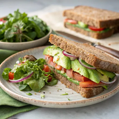 Miniatura 3 de Dr. B's Multigrain Bread 2g de carbohidratos netos y 7g de proteína Bajo en calorías, vegano, sin azúcar Pan fresco, en rebanadas, keto y bajo