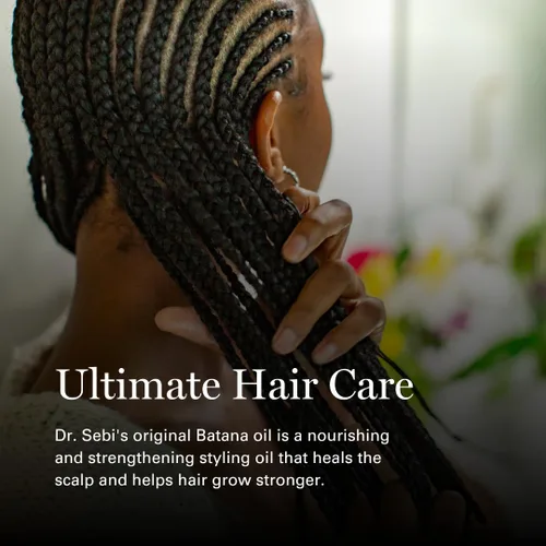 Dr. Sebi's - Aceite de batana para el crecimiento del cabello, aceite para el cabello 100% natural con coco y oliva, apoya la salud del cuero