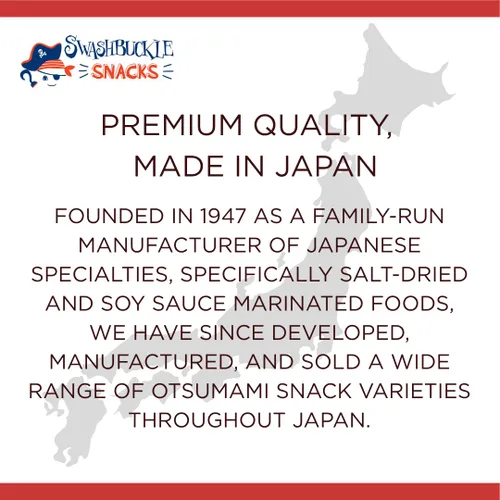 Miniatura 6 de Swashbuckle Snacks Chips de Calamar Crujientes con Sabor a Queso Tempura 5.29oz (150g), Hecho en Japón, Otsumami