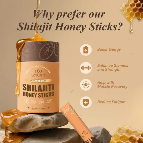 Miniatura 4 de AUIXOPI Pure Shilajit Palitos de miel Shilajit Más de 85 minerales traza, aumenta la energía, mejora la inmunidad, shilajit para hombres, 30