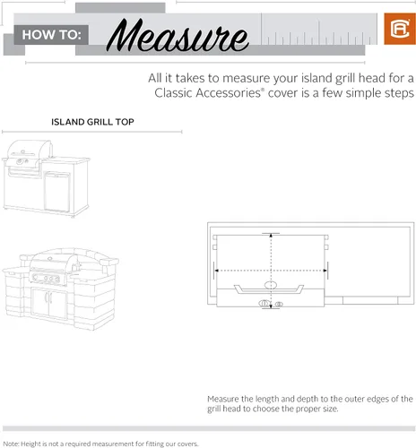 Miniatura 5 de Classic Accessories - Cubierta Ravenna para parrillas amuradas. 55-326-365101-EC, XS, Marrón topo