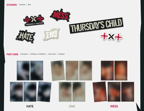 Miniatura 5 de Big Hit Ent. TXT TOMORROW X TOGETHER - Minisodio 2: 4º álbum infantil del jueves+juego de tarjetas de fotos extra