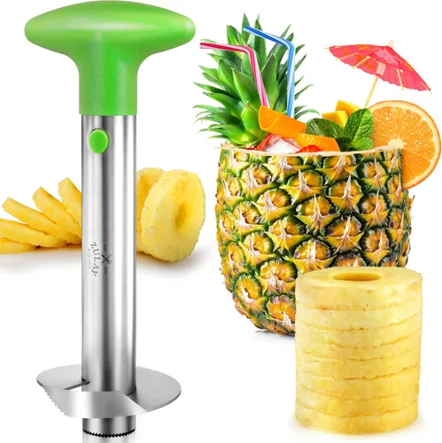 Miniatura 22 de Zulay Kitchen Herramienta Premium para Descorazonar Manzanas - Hojas Ultra Afiladas, de Acero Inoxidable, Serradas para Descorazonas Fáciles - Fácil