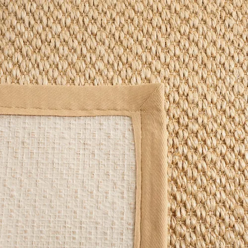 Miniatura 35 de SAFAVIEH Alfombra de área 2x3 - Colección de fibra natural - Chocolate, sisal, diseño tejido con borde (NF525D)
