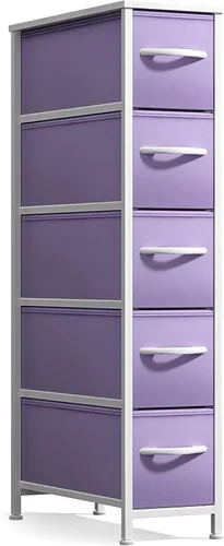 Miniatura 8 de Sorbus Cómoda para niños con 5 cajones - Unidad de almacenamiento organizadora cofre para ropa - Dormitorio, habitación de los niños, guardería
