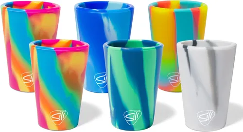 Miniatura 23 de Silipint Vaso de pinta de cerveza de silicona Irrompible, reutilizable y durable Vasos de silicona irrompibles de 450 ml / 16 onzas para fiestas