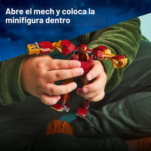 Miniatura 3 de LEGO Marvel Iron Man Mech vs. Ultron - Juego de juguetes de construcción para niños, niños y niñas, a partir de 6 años, figura de acción