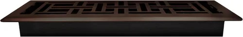 Miniatura 6 de Decor Grates Registro de suelo oriental AJH412-RB, 4 x 12 pulgadas, acabado de bronce frotado bronce (Rubbed Bronze Finish)