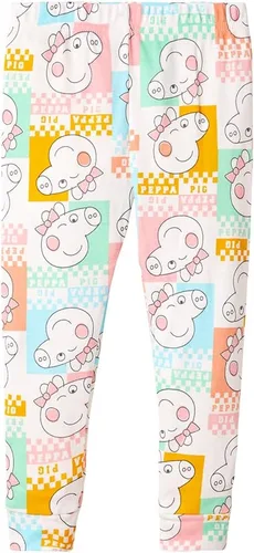 Miniatura 7 de Peppa Pig Conjunto de 4 piezas de algodón de manga larga y pantalones de pijama para niñas pequeñas