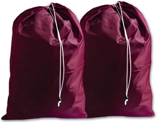 Miniatura 22 de Bolsa de lavandería extra grande y resistente, color negro, (2 unidades)