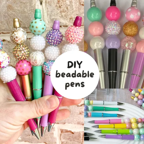 Miniatura 6 de Perlas de goma de burbujas de 20 mm para bolígrafos, perla de 20 mm para artículos ensartados, perlas acrílicas de 20 mm para manualidades, 50