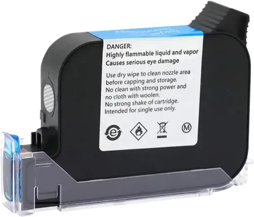 Miniatura 3 de 2588 42ML Black Red Blue Green Printer Ink Cartridge Quick Drying 12. 7mm Print Height Compatible with Handheld Inkjet Printer(1Set (7Colors))