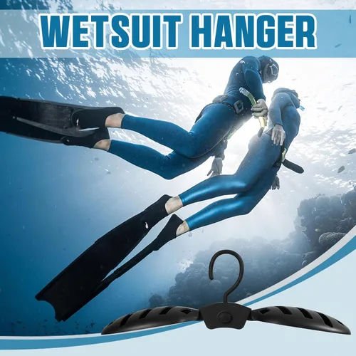 Miniatura 6 de Maitys Wetsuit Hanger Foldable Heavy Duty Surf Hanger with Wide Shoulder, Fast Dry Vented Design for Scuba Diving Suit, Travel Portable Surfing