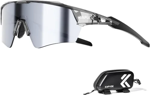 Miniatura 11 de KAPVOE Gafas de ciclismo fotocromáticas para hombres y mujeres, gafas de sol deportivas con protección UV, gafas de bicicleta de montaña, MTB